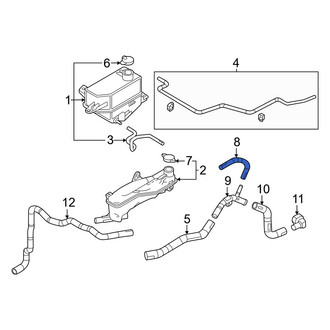 Mazda OE - Engine Coolant Overflow Hose