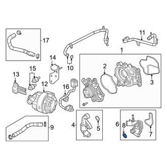 Mazda OE - Engine Coolant Pipe O-Ring
