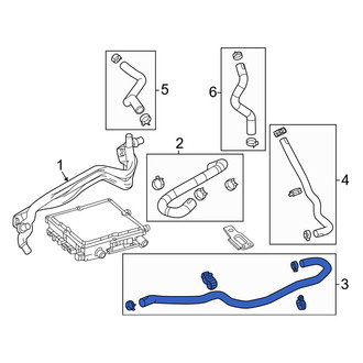 Mazda OE - Drive Motor Inverter Coolant Line