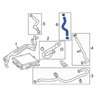 Mazda OE - Drive Motor Inverter Coolant Line