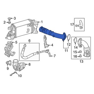 Mazda OE - Front Intercooler Pipe