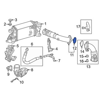Mazda OE - Intercooler Pipe Gasket
