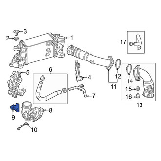 Mazda OE - Intercooler Pipe Bracket