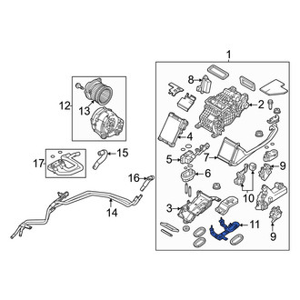 Mazda OE - HVAC Unit Case Bracket