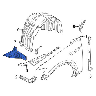 Mazda OE - Front Right Fender Liner Extension