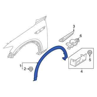 Mazda OE - Front Left Wheel Arch Molding