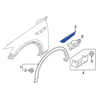 Mazda OE - Front Right Fender Emblem