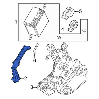 Mazda OE - Battery Hold Down