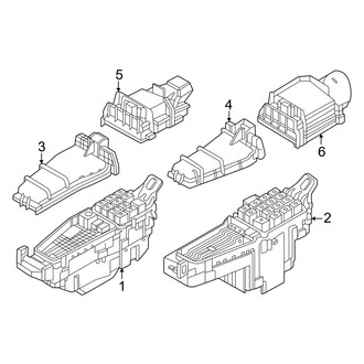 Mazda OE - Electrical - Fuse & Relay (Engine Compartment), (3.3L)