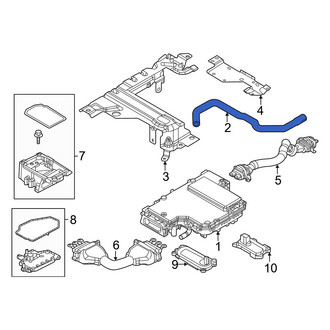 Mazda OE - Drive Motor Inverter Coolant Line