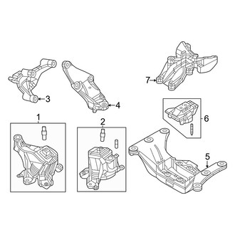 Mazda OE - Engine / Transaxle - Engine & Transmission Mounting (2.5L)