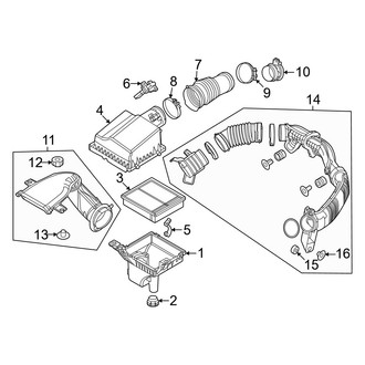 Mazda OE - Engine - Air Intake (Turbo)