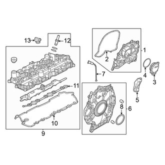 Mazda OE - Engine - Valve & Timing Covers