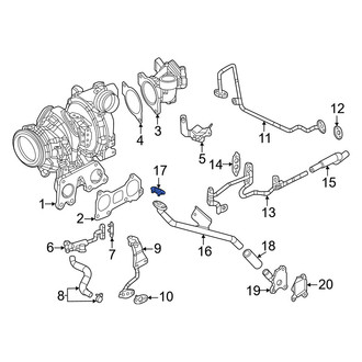 Mazda OE - Turbocharger Oil Line Gasket