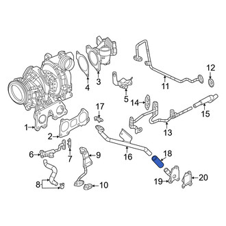 Mazda OE - Turbocharger Oil Line