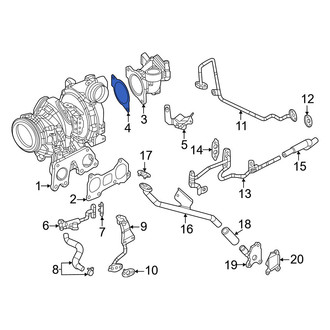 Mazda OE - Turbocharger Inlet Hose Gasket