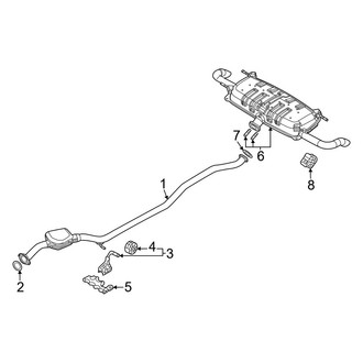 Mazda OE - Exhaust System - Exhaust Components