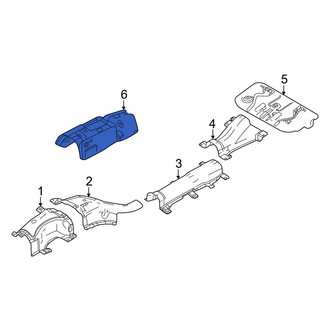 Mazda OE - Center Floor Pan Heat Shield