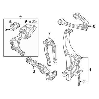 Mazda OE - Front Suspension - Suspension Components (PHEV / Turbo / Turbo S)