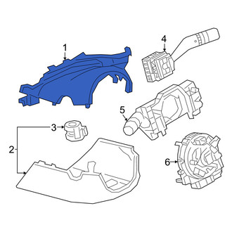Mazda OE - Upper Steering Column Cover