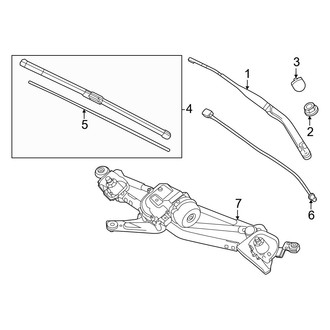 Mazda OE - Windshield - Wiper Components