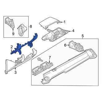 Mazda OE - Center Instrument Panel Trim Panel