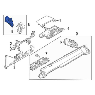 Mazda OE - Left Dashboard Air Vent