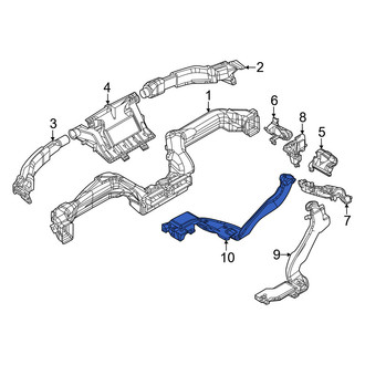 Mazda OE - Front Left Lower Instrument Panel Air Duct