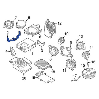 Mazda OE - Center Radio Bracket