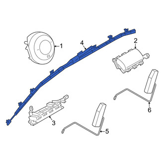 Mazda OE - Left Curtain Air Bag