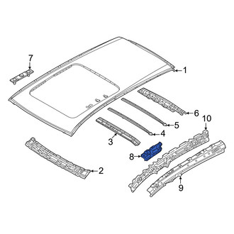 Mazda OE - Left Roof Panel Reinforcement Bracket
