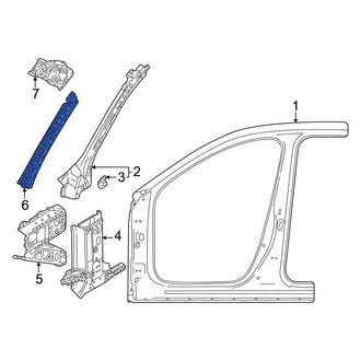 Mazda OE - Right Upper Inner Body A-Pillar
