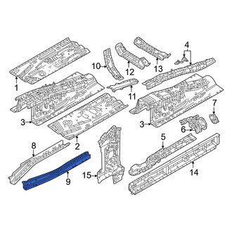 Mazda OE - Front Left Floor Side Rail