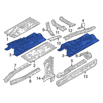Mazda OE - Front Center Floor Pan