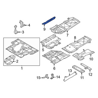 Mazda OE - Floor Pan Splash Shield