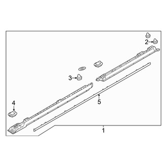 Mazda OE - Pillars, Rocker & Floor - Exterior Trim