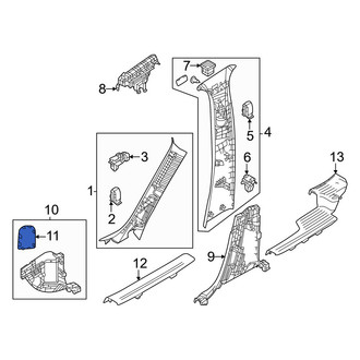 Mazda OE - Left Fuse Box Cover