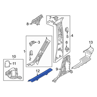 Mazda OE - Front Right Door Sill Plate