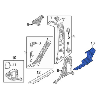 Mazda OE - Rear Right Door Sill Plate