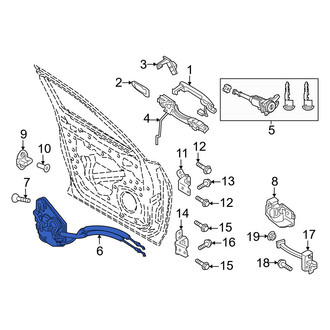 Mazda OE - Front Left Door Latch Assembly
