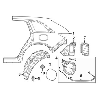 Mazda OE - Quarter Panel & Components (2.5L)