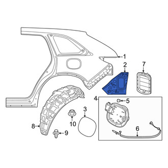 Mazda OE - Rear Left Quarter Panel Extension
