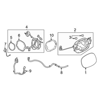 Mazda OE - Quarter Panel & Components (Charging Port), (2.5L)