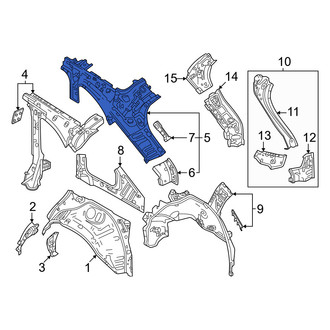 Mazda OE - Right Inner Body D-Pillar