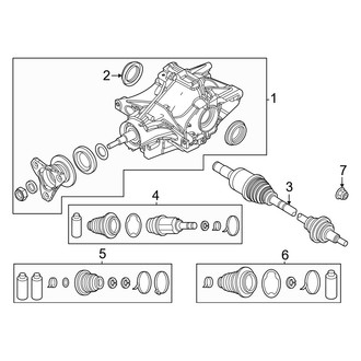 Mazda OE - Rear Suspension - Axle & Differential