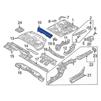 Mazda OE - Rear Floor Pan Reinforcement