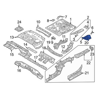 Mazda OE - Rear Left Floor Extension