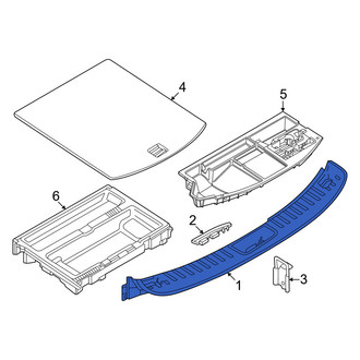 Mazda OE - Rear Liftgate Trim Scuff Plate