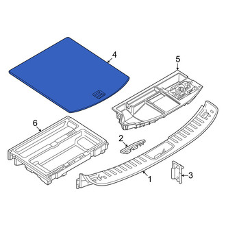 Mazda OE - Rear Spare Tire Compartment Cover