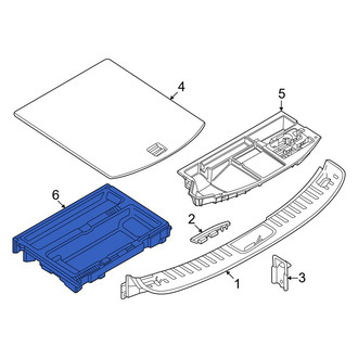 Mazda OE - Rear Trunk Floor Storage Box